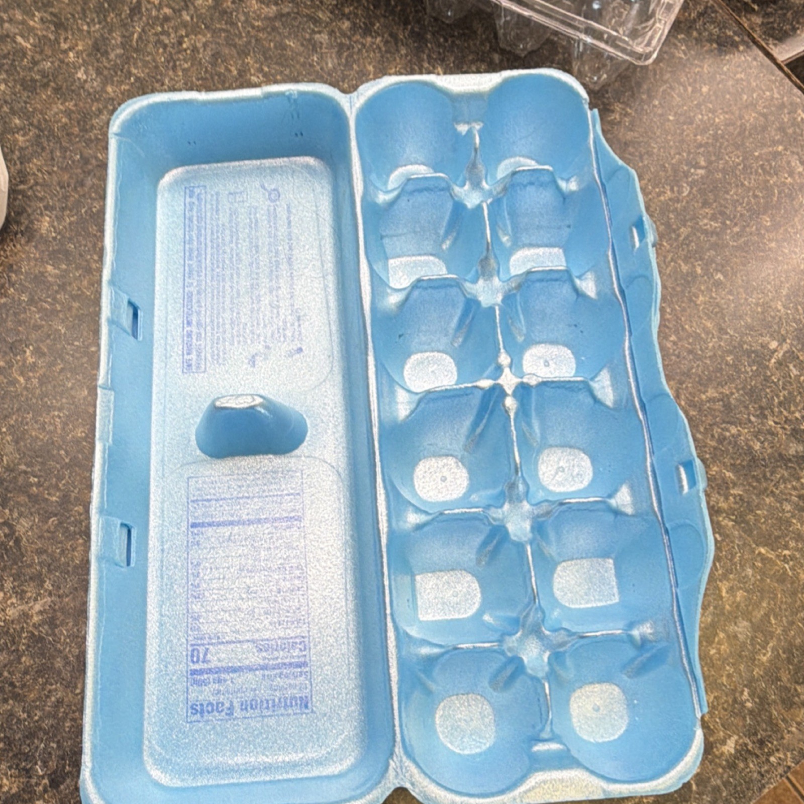 Eggland’s Best Food Lion Full Circle Egg Storage Containers 6 Set Foam Paperboa…