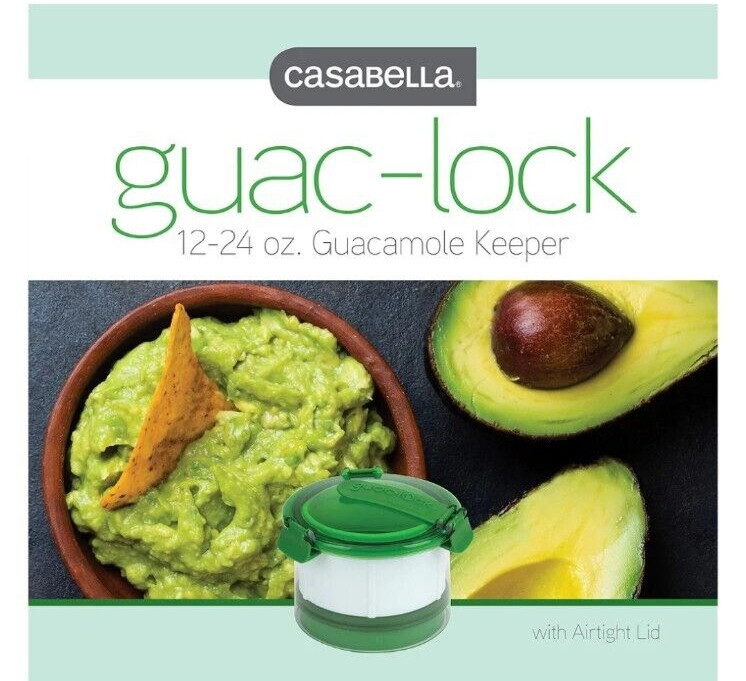 Guac-Lock by Casabella Guacamole Container – Storage Container & Serving Dish