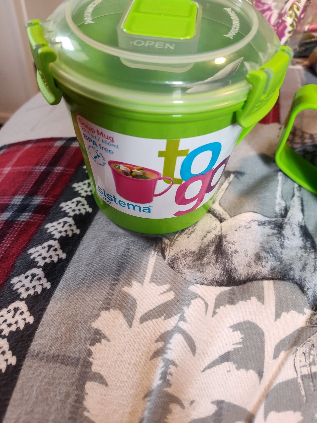 SISTEMA 6 PC TO GO CONTAINERS 3 SOUP AND 3 NOODLE BOWLS NEW