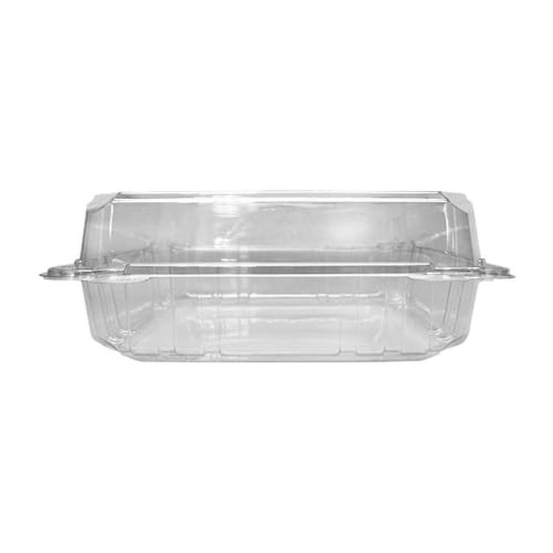 Clear Hinged Clamshell Food Containers Durable Stackable To-Go Boxes 200 Pack US