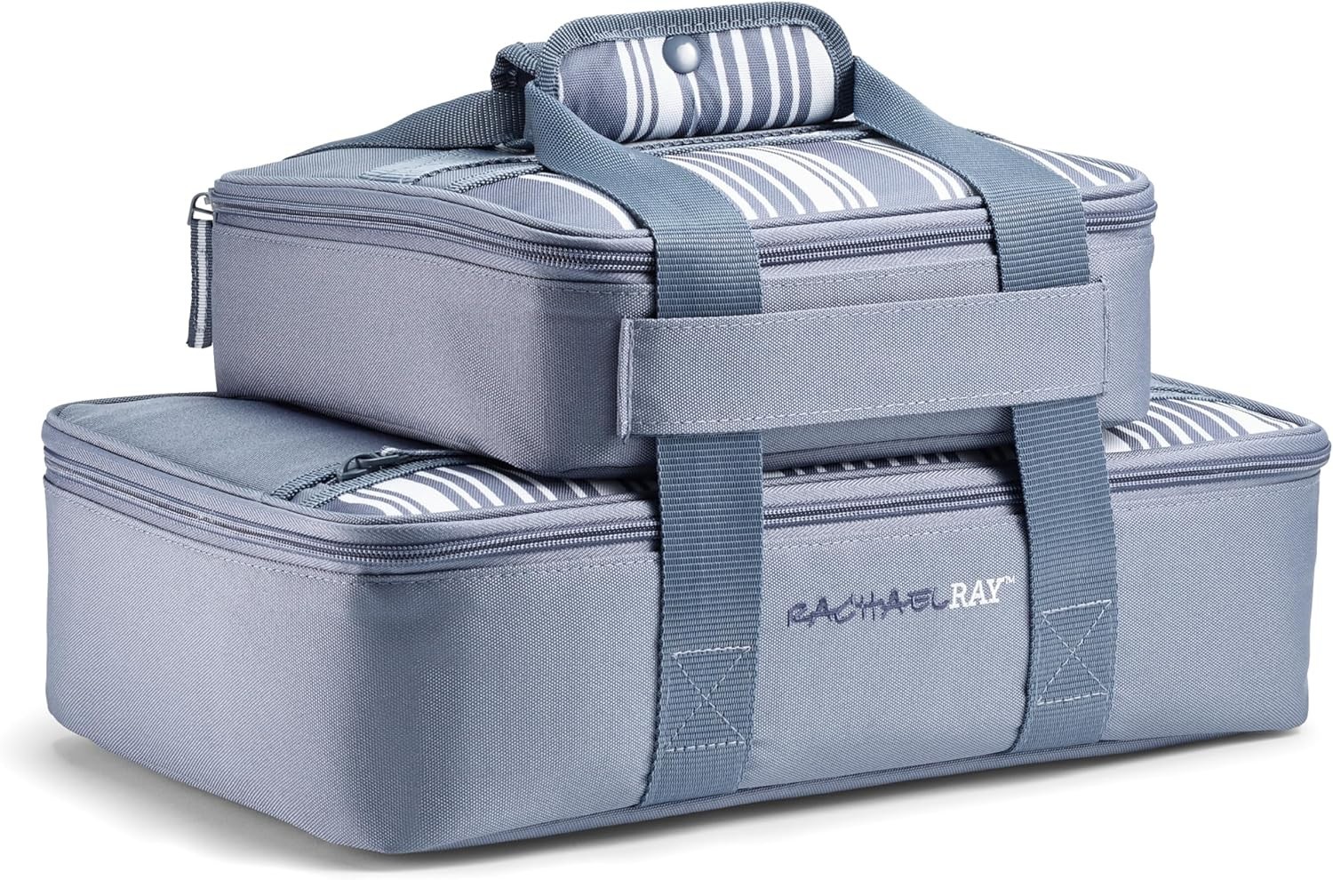 Insulated Casserole Carrier Fits 9×13 Baking Dish Thermal Tote Slate