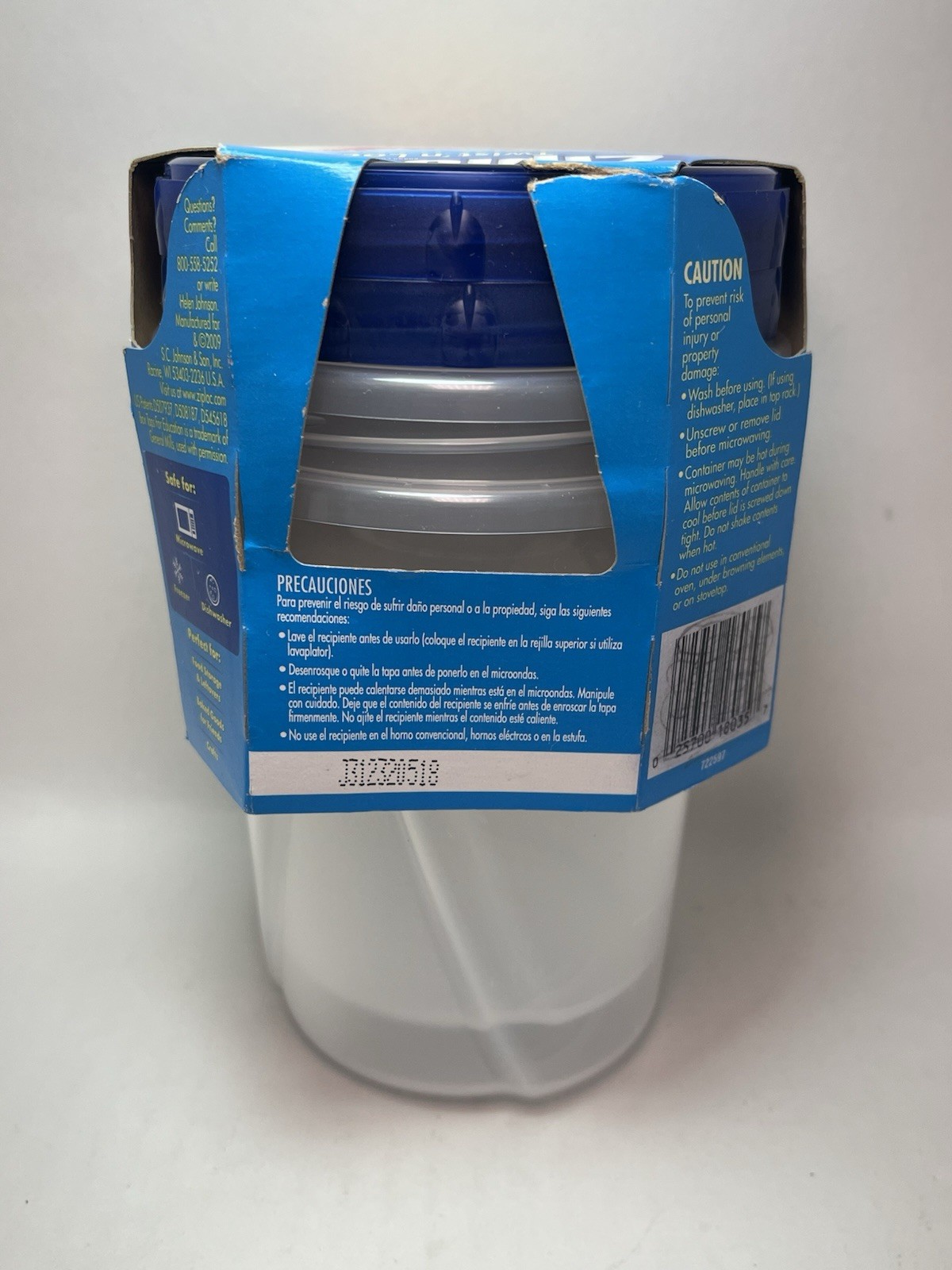 Set of 2 New Ziploc Twist ‘n Loc Medium Round 1 Qt/32 Oz/4Cup Containers & Lids