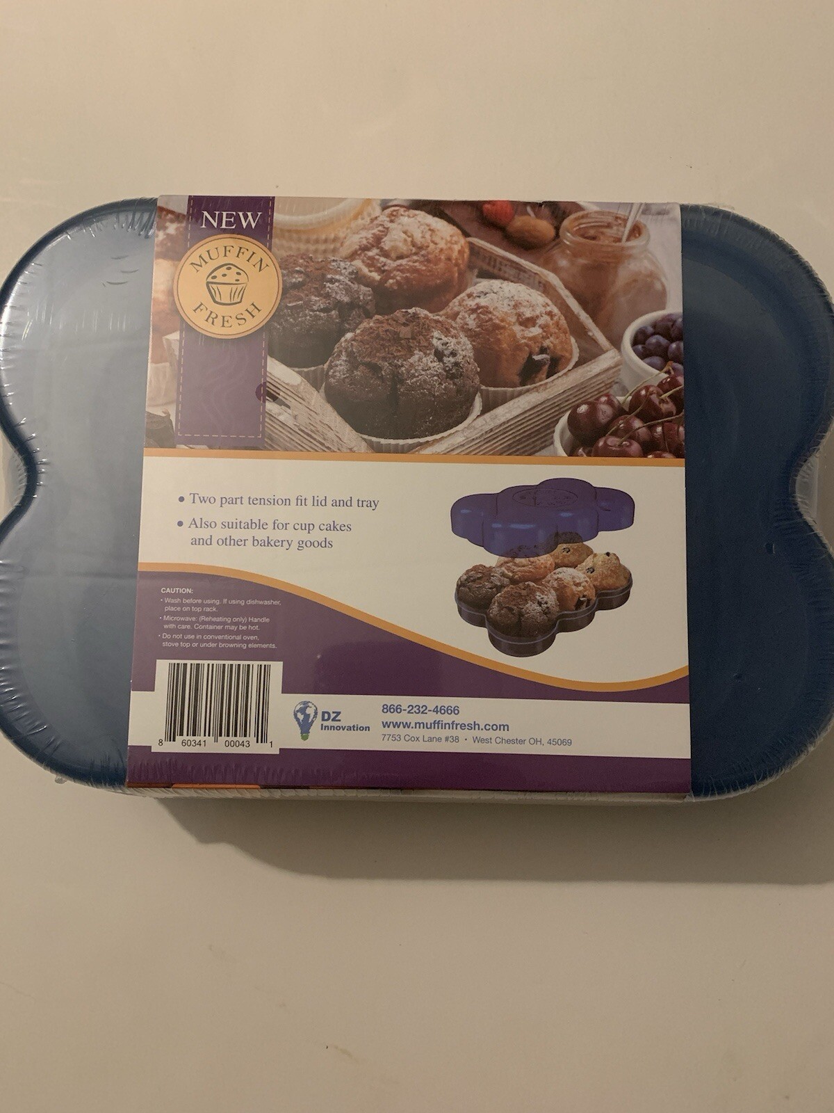 New Extended Muffin Keeper Air Tight Freshness Plastic Storage Container Holder