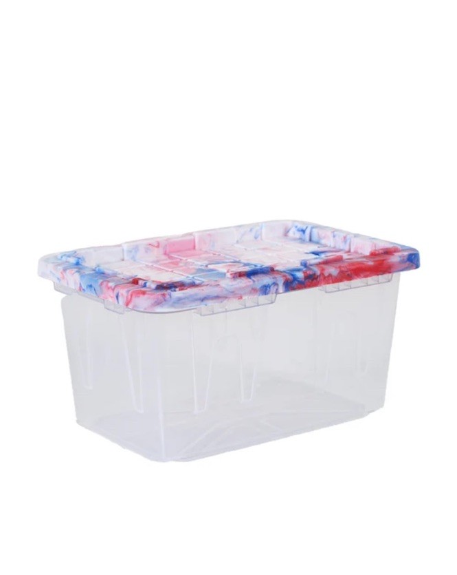 Red White And Blue Clear Mini Tote