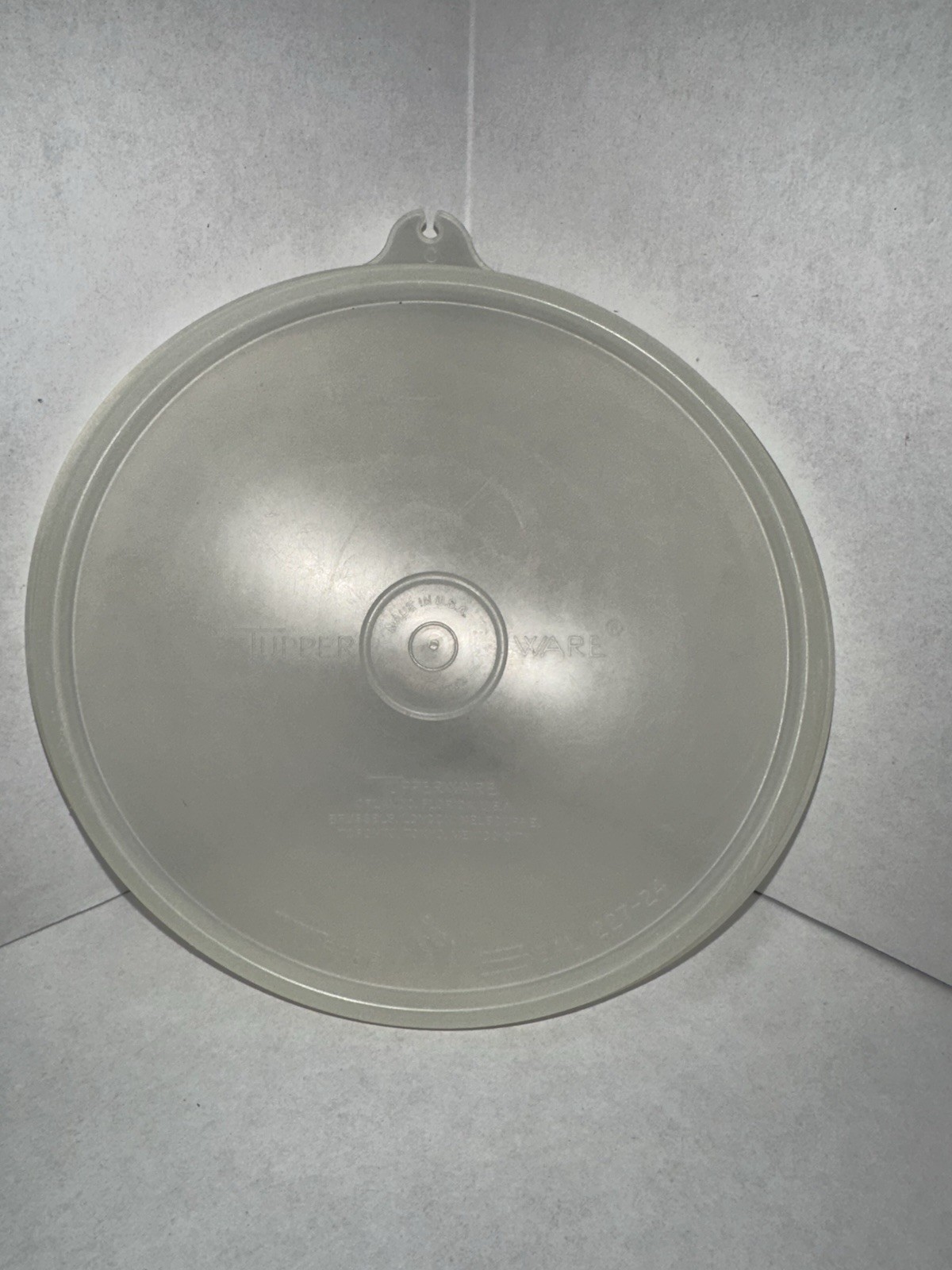Vintage Tupperware #227-25 Sheer Replacement Tupper Seal Lid