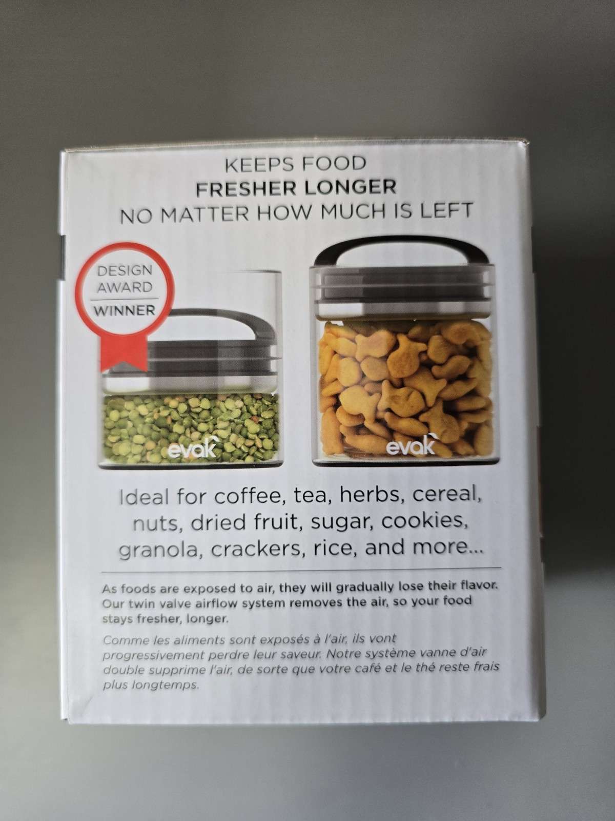 Prepara Evak Airtight Food Storage 16 oz Glass
