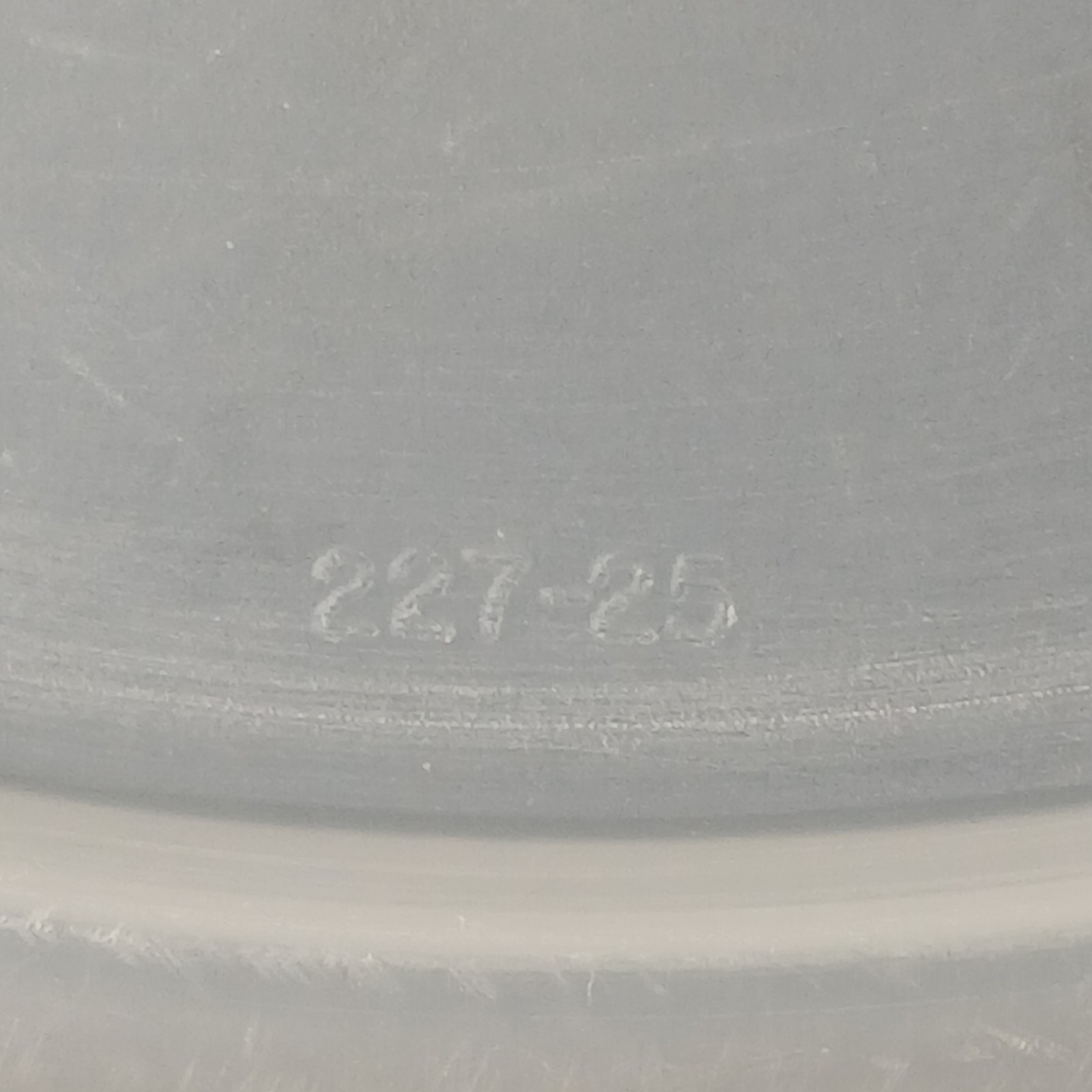 Tupperware Replacement Lid 227-25 Sheer Clear Size C 6″