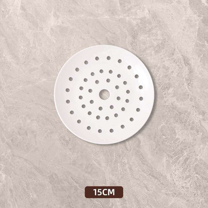 High Temperature Resistant Ceramic Hollow Drain Tray Ceramic Porous Steam Tray.