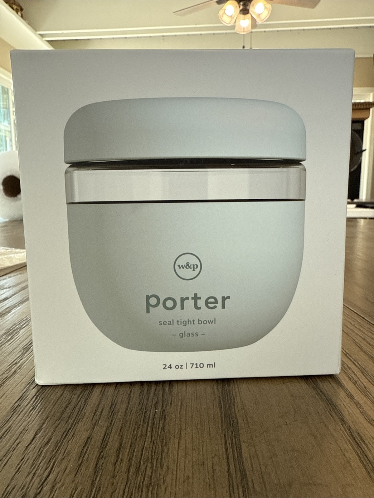 W&P Porter Seal Tight Glass Lunch Bowl Container w/ Lid 24oz/710ml NEW