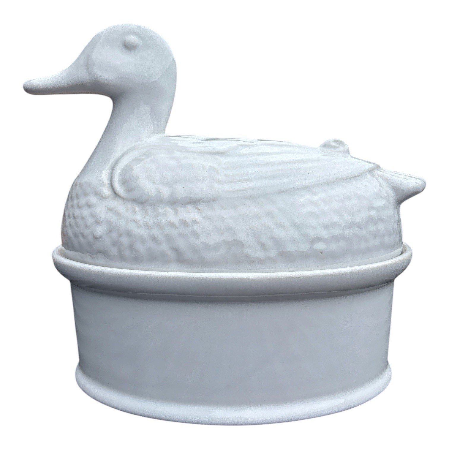 Kitchen Duck Covered Serving Dish Kitchen Storage With Lid Cottage Core Decor 8″