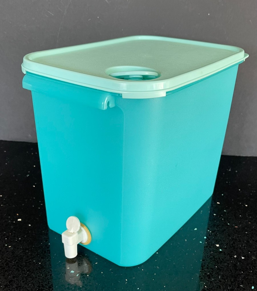Tupperware 8.7L Water Wonder Dispenser 4762A-1 Turquoise Blue Teal – TESTED