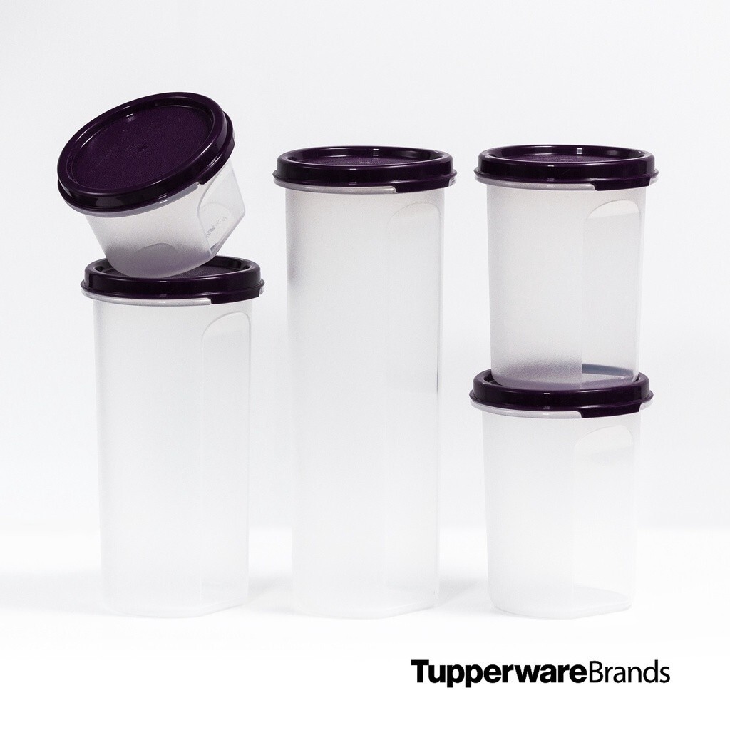 tupperware Modular Mates Round Classics 5-piece Set – Dewberry