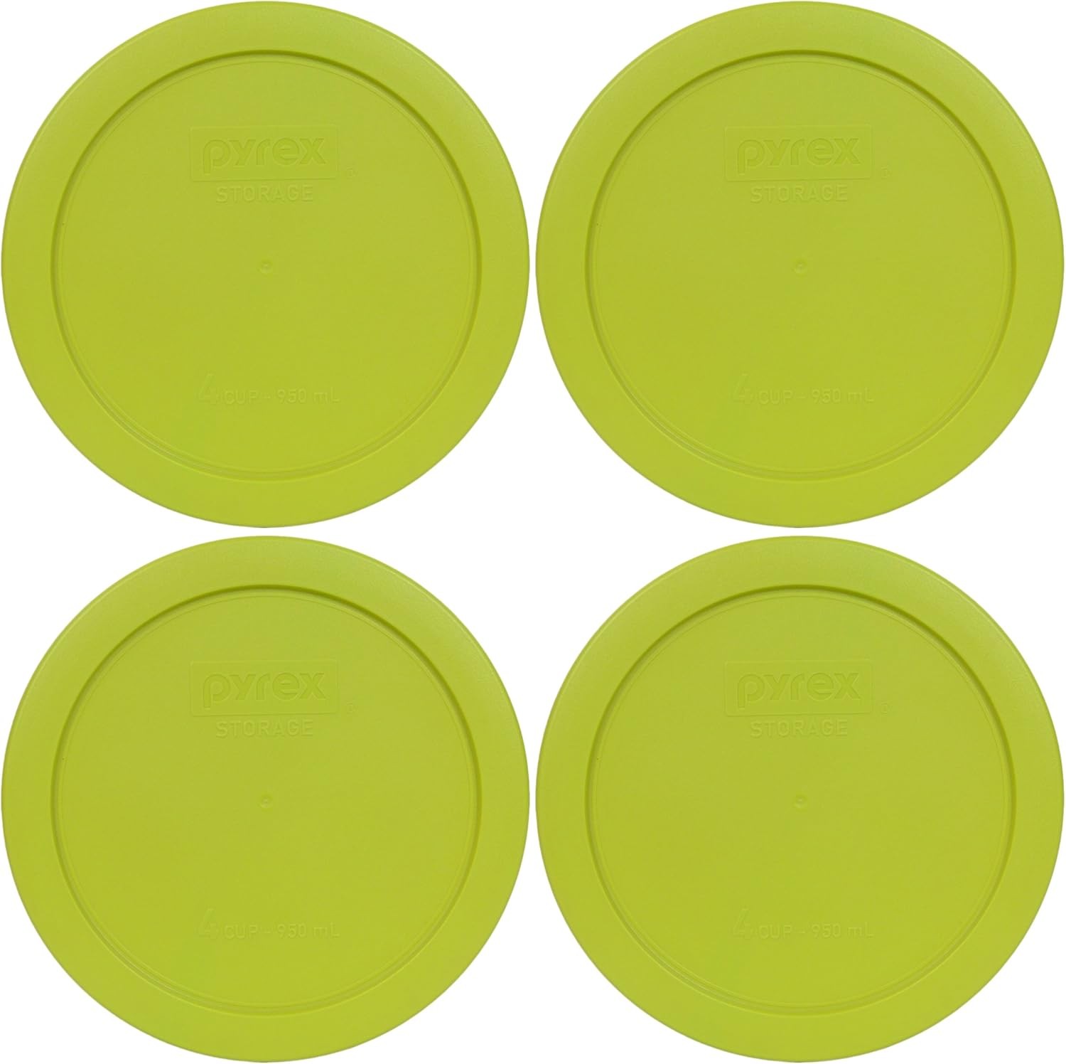 7201-PC 4-Cup Edamame Green Food Storage Lid (4 Pack) – Made in | Fits 7201
