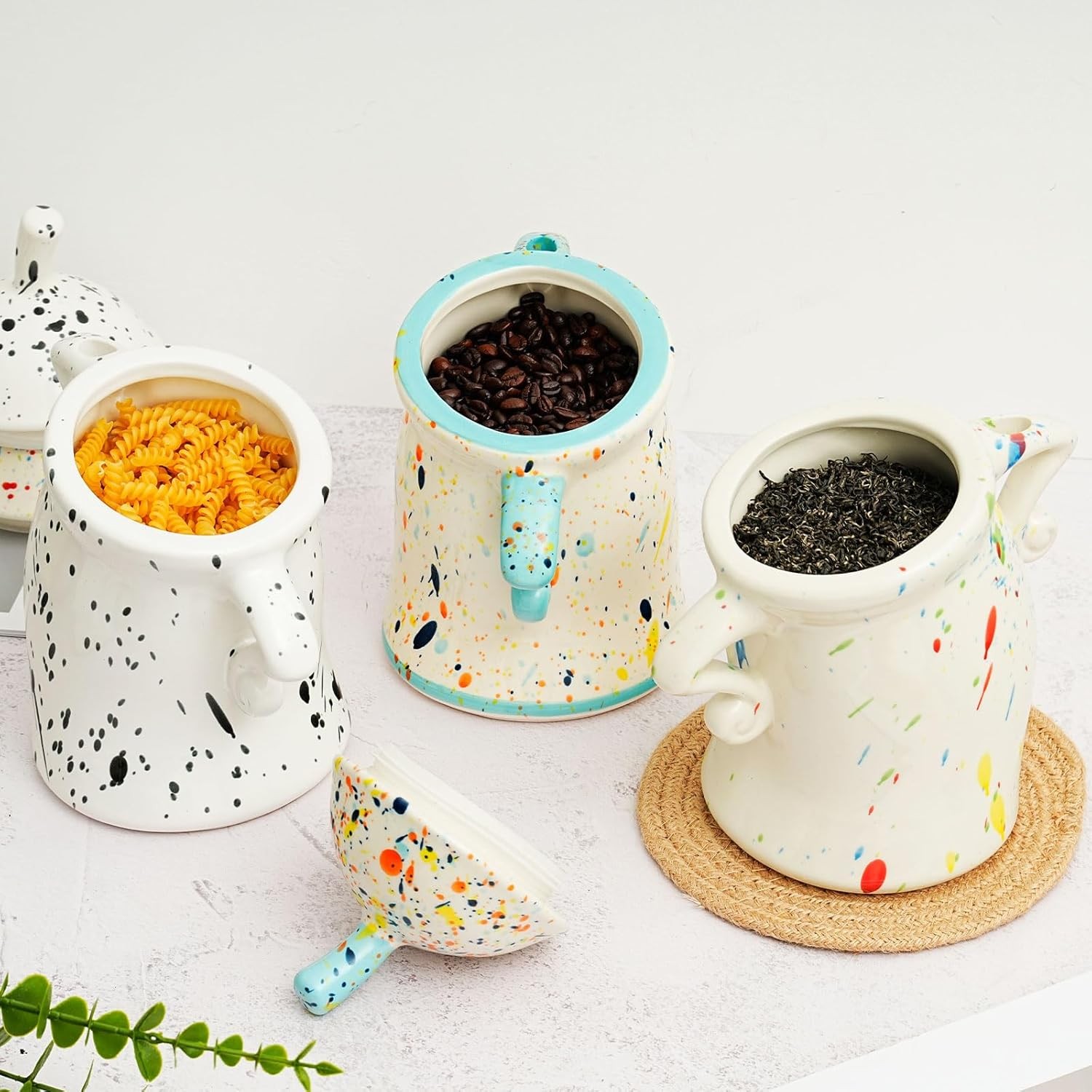 Canister with Attitude – 1.2L Airtight Sassy Canister, Ceramic Storage Canister