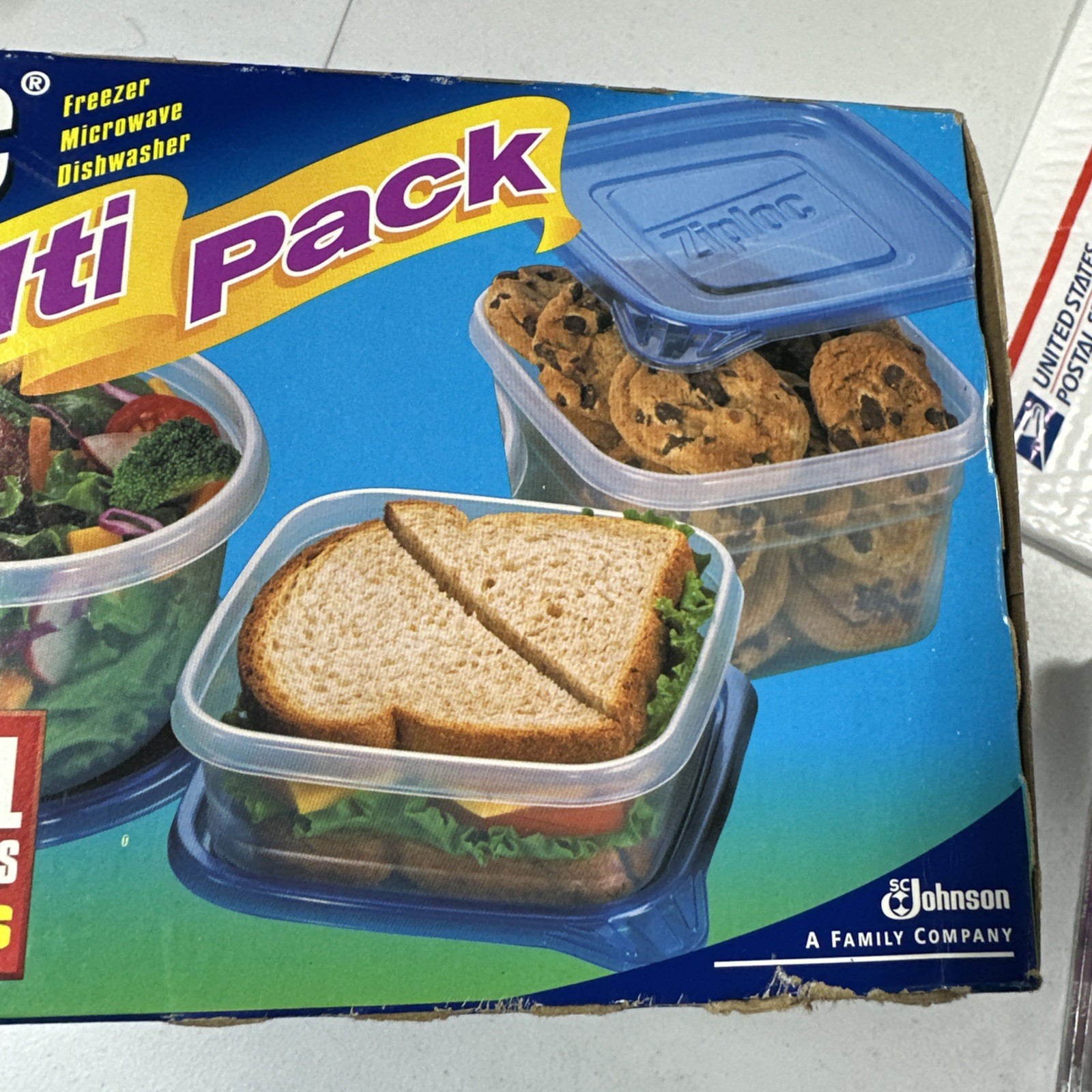 VTG Ziploc Snap N Seal 4 Sizes 24 Pc Set Multipack Round Square 2001 Sealed New