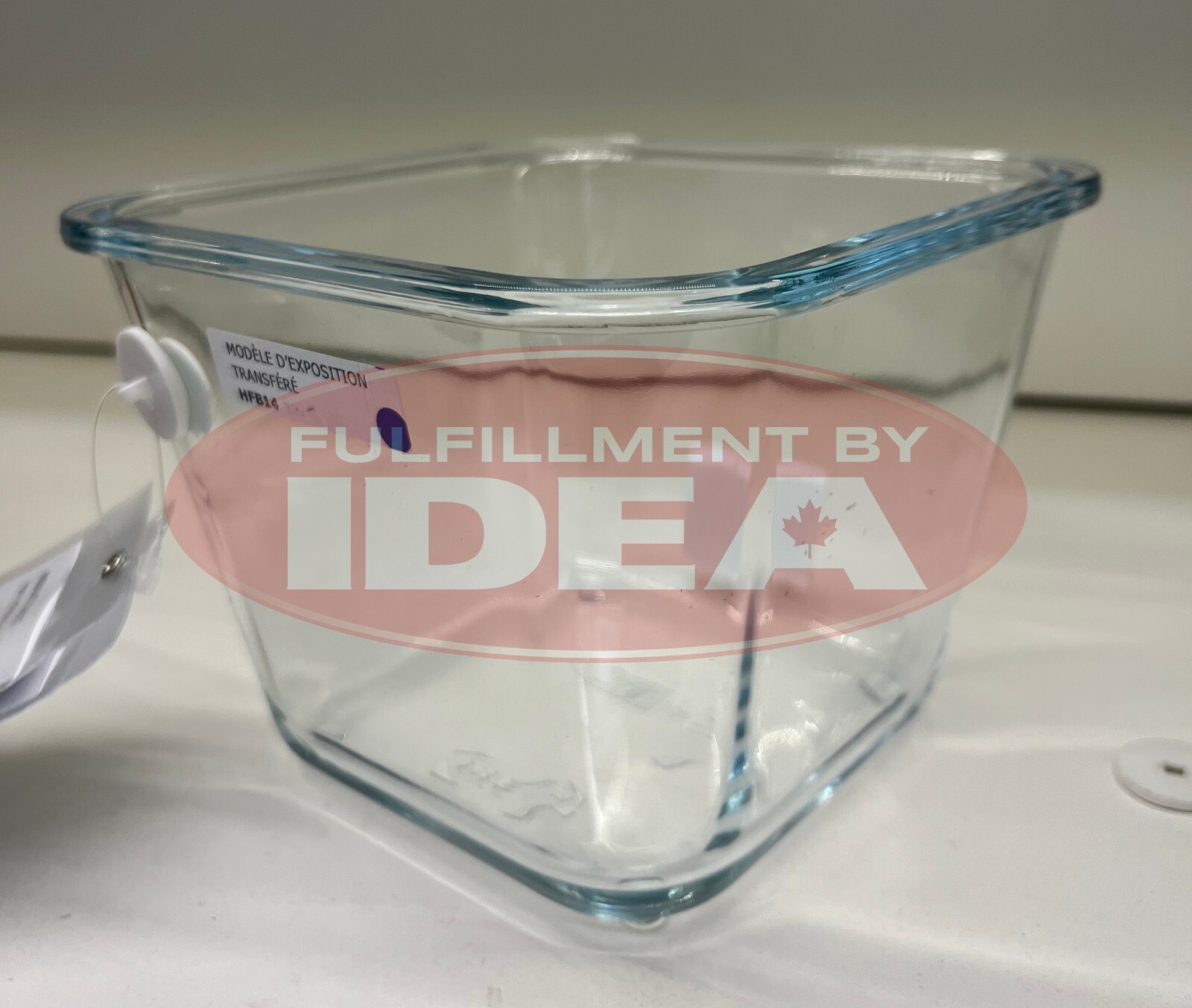 New IKEA 365+ Square Glass Food Container 1.2 L (41 oz) 403.592.09