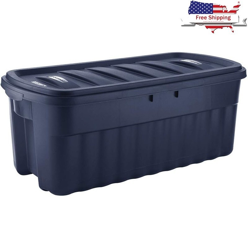 Shatterproof Stackable Storage Containers W/ Built-in Handles Snap-on Lids New