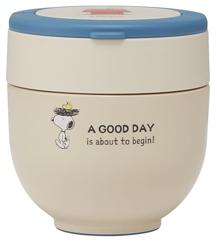 Skater Snoopy Insulated Lunch Box 540ml Two Tier LDNO6AG-A