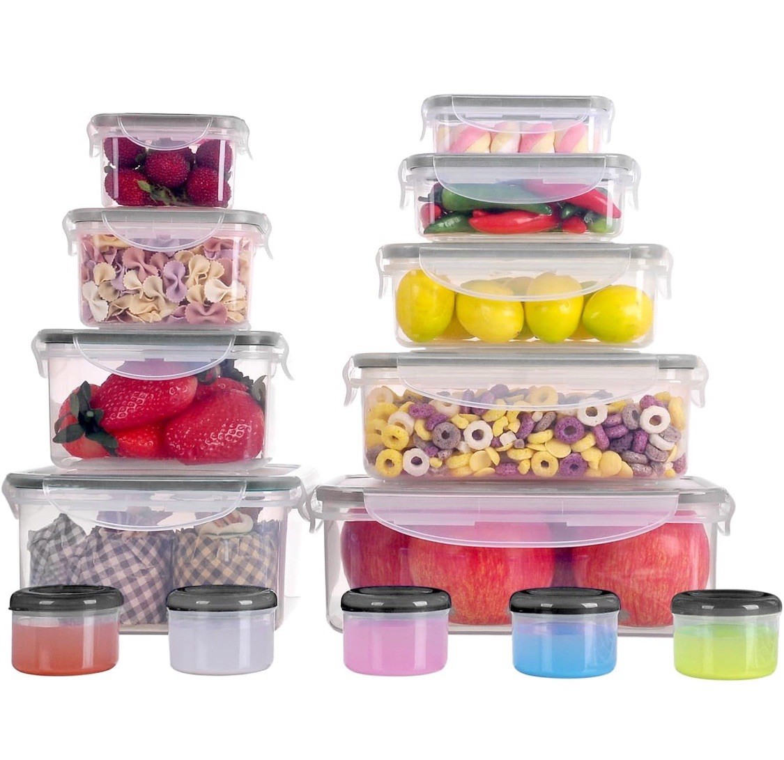 MTR 28-Pc Food Storage Containers Airtight With Lid BPA-Free Microwave Safe