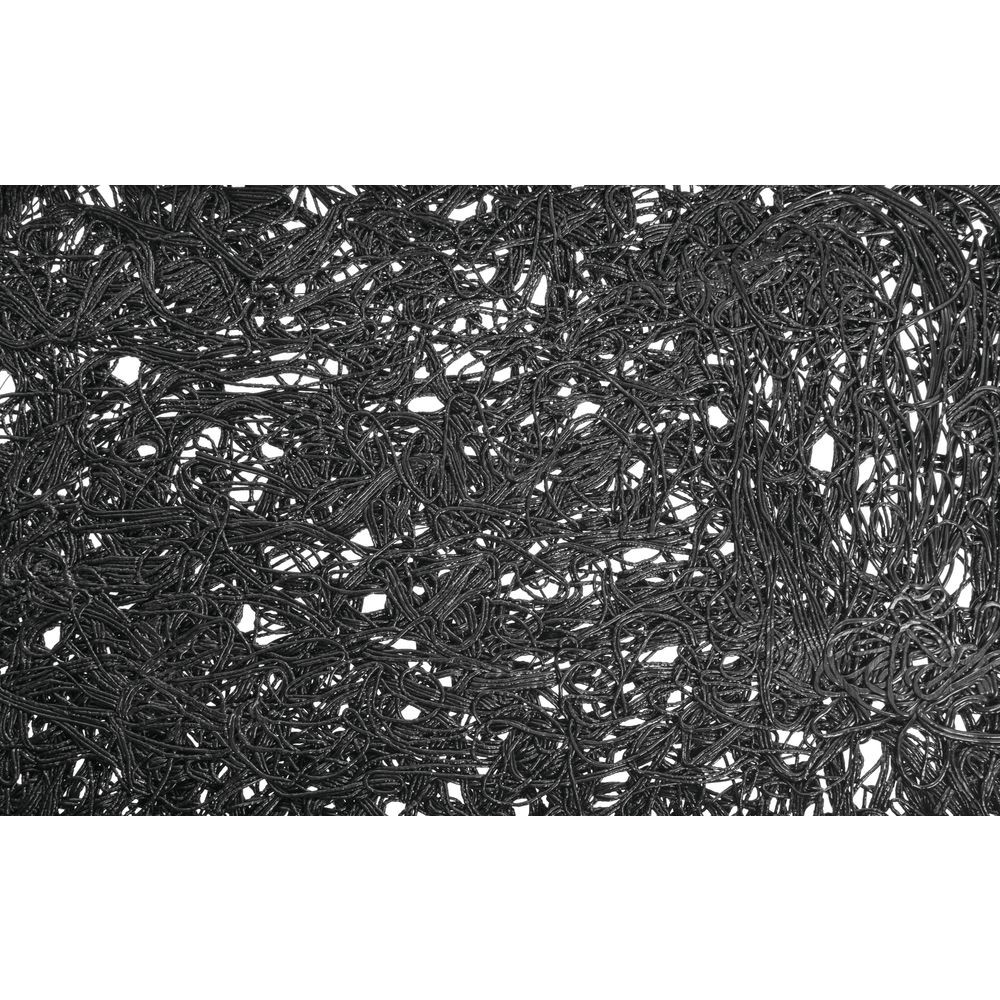 Ventilated Produce Tray Rectangular Black Plastic- 21″L x 14″W x 3″H