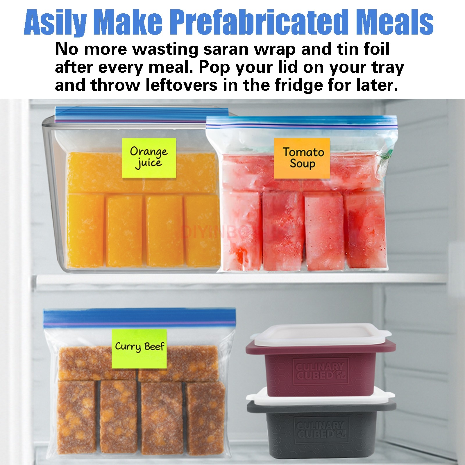 Food Storage Silicone Boxes Meal Container BPA Free Microwavable Dishwasher Safe