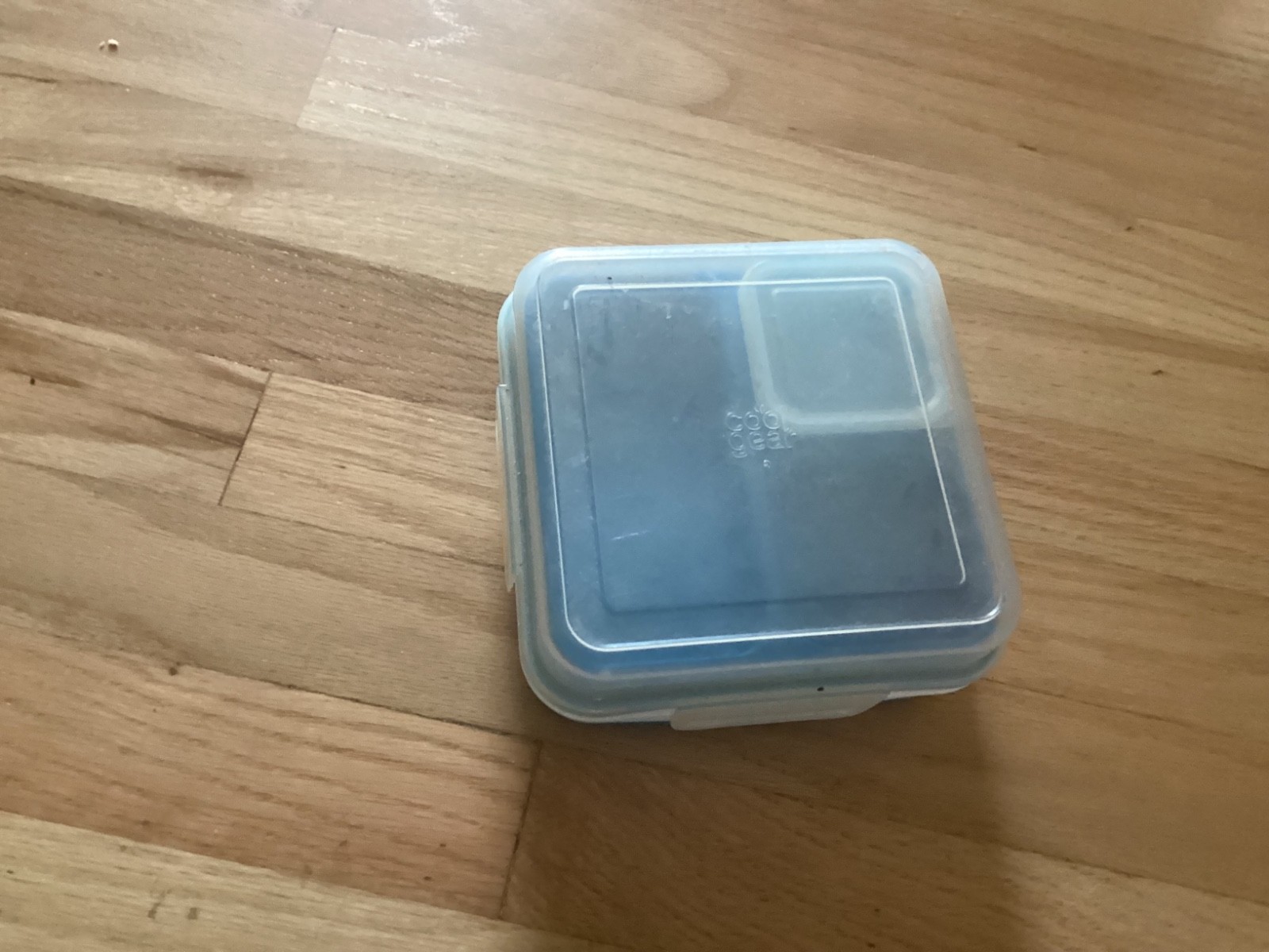 Cool Gear Cold Pack Bento Box w/ expandable Tray 4pc Blue White Snap Lid