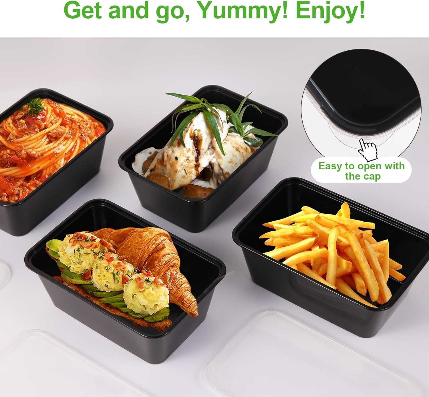 Food Storage Containers Meal Prep 28oz Reusable Safe Dishwasher Freezer Pack