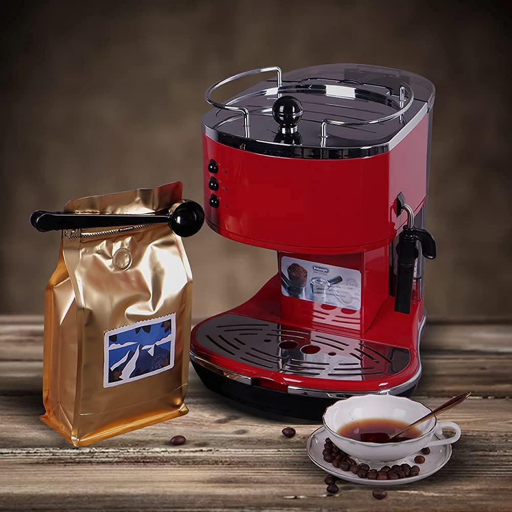 Coffee Bags with Valve(100Pcs,16Oz) Golden High Barrier Aluminumed Foil Flat Bot