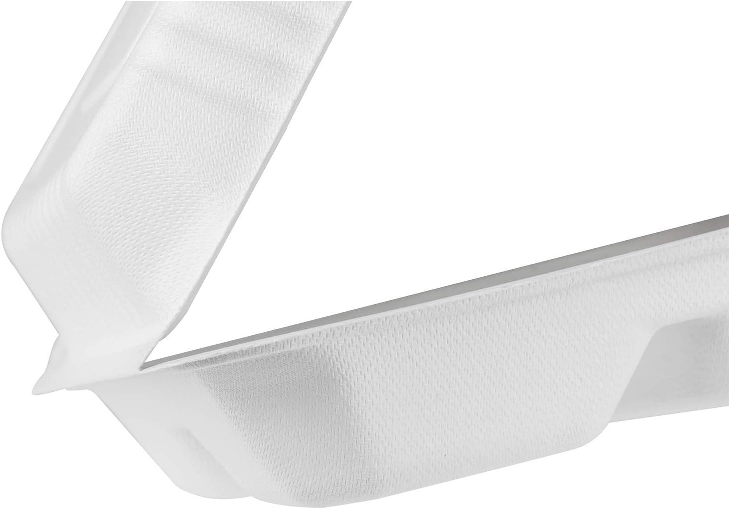 KARAT EARTH Clamshell Take Out Food Containers [9″X9″, 200 Ct ] 3 Compartments |