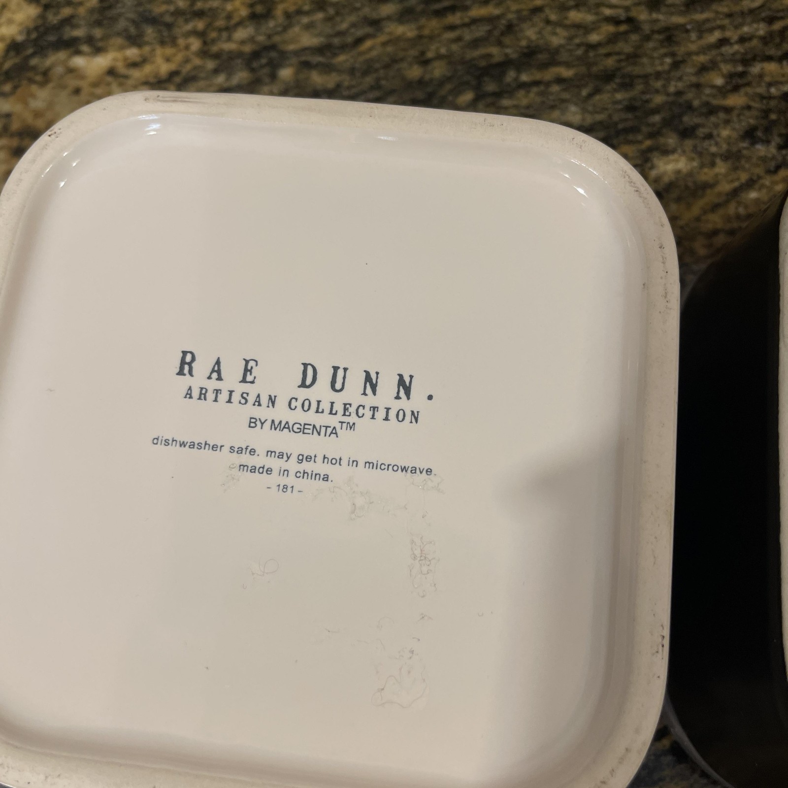 Rae Dunn YUM Ceramic Food Storage Bowls Set of 3 Vented Lids Artisan Magenta