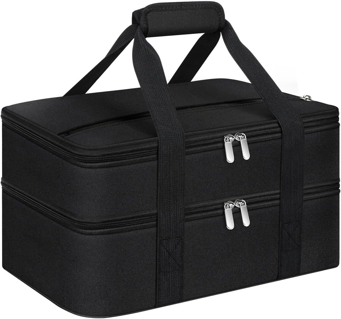 Double Insulated Casserole Carrier, Portable Casserole Carrier for Hot or Cold F