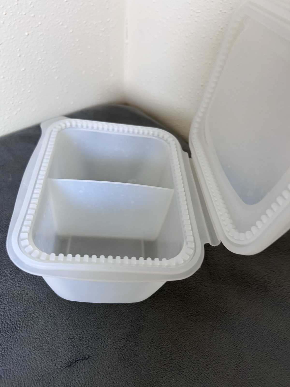 Crofton 24oz Silicone Divided Food Storage container with zip locking lid