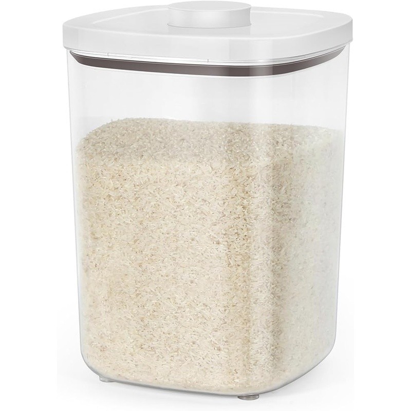 Airtight Large Storage Container Rice Flour Grains Food Safe Measuring Cup New