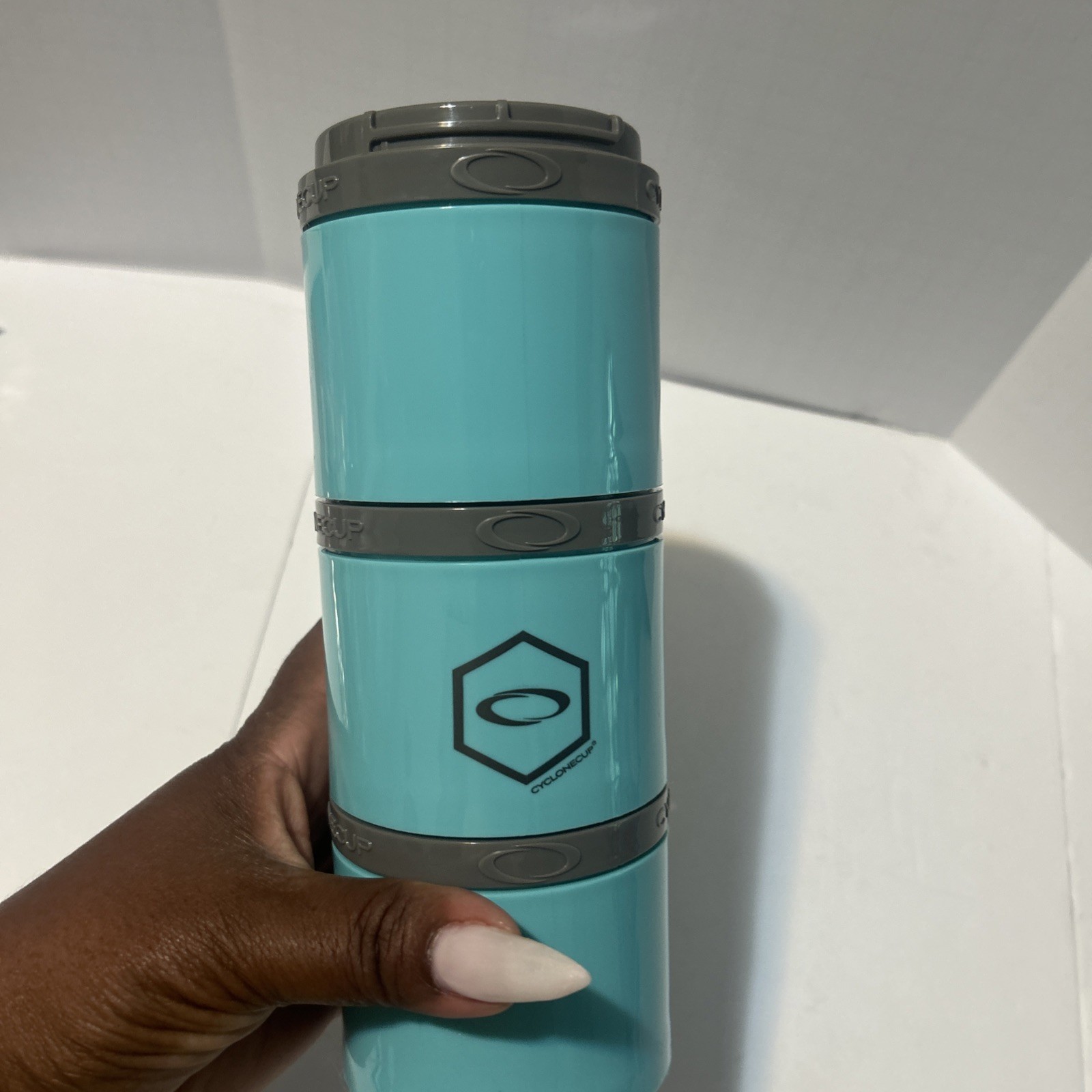 Cyclone Cup Three Compartments For Dry Storage Interlock Cup