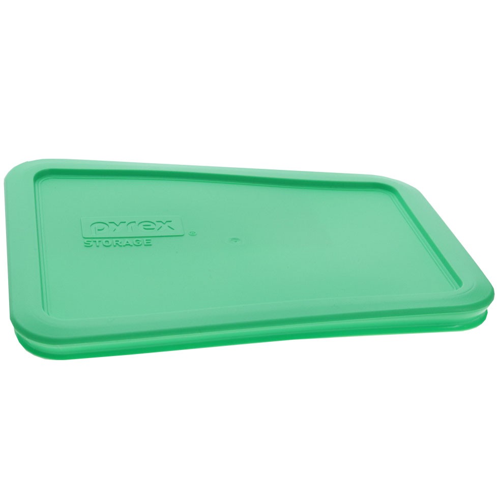 Pyrex 7210 3-Cup Glass Container with 7210-PC 3-Cup Bright Green Lid