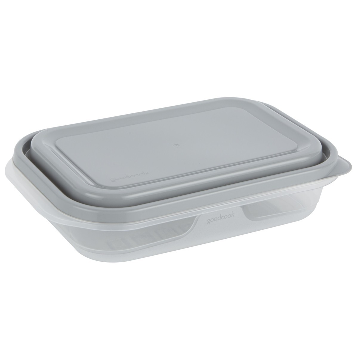 Rectangle Food Storage Containers – 4 Cups – 6pcs/3ct Leak-Resistant