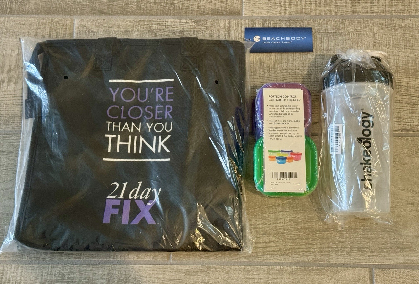 21 Day Fix Portion Control Containers With Insulated Bag And Shakeology Cup