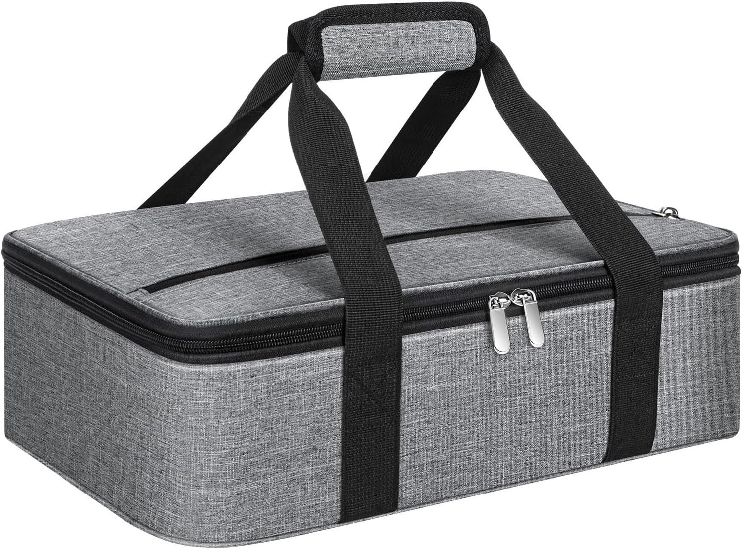 Double Insulated Casserole Carrier, Portable Casserole Carrier for Hot or Cold F