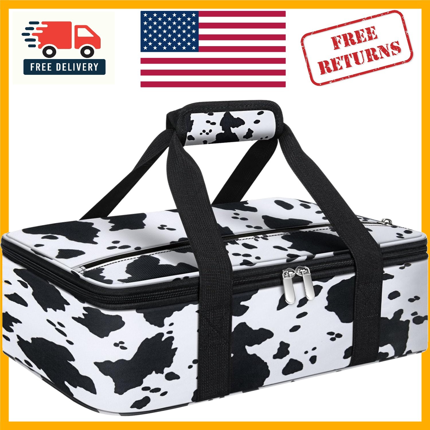 Insulated Lasagna Lunch Bag – Perfect for Potlucks, Lightweight & Easy to Clean