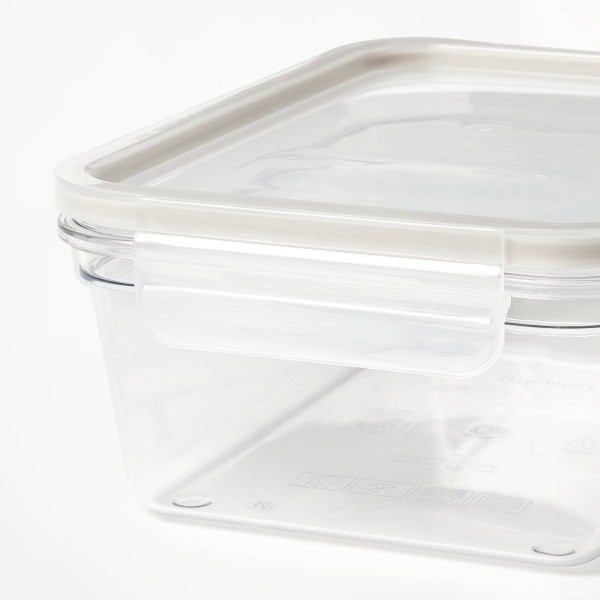 6pc (set of 3) Tritan Plastic Rectangle Food Storage Container Set Clear