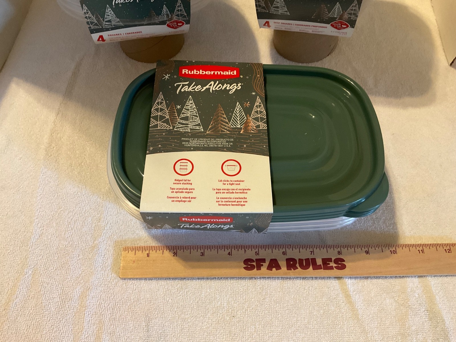 Rubbermaid Take Alongs Green FOUR 2.9 Cup THREE 4 Cup FOUR 5.2 Cup BRAND NEW