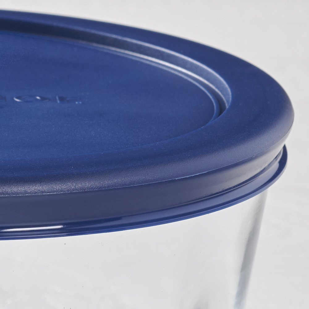 Clear Glass Food Storage Containers Set with Lids Preparing Boxes Bins 30 Piece