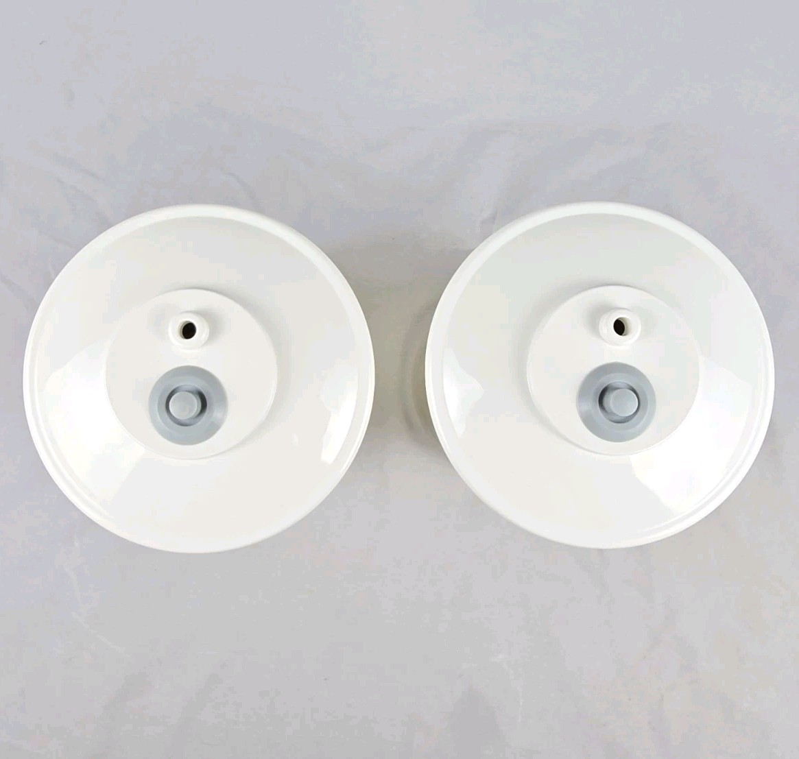 Set of 2 FoodSaver Snail Vacuum Seal Canister Jar & Lid KY-114 25 oz Smoke