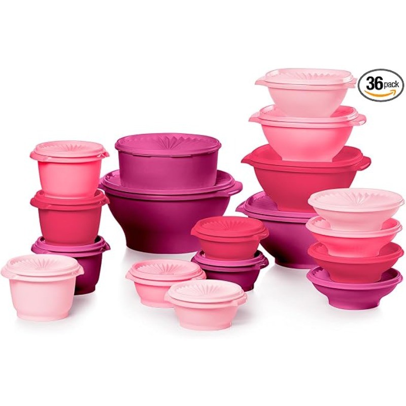 Tupperware Heritage Collection,36P Food Storage Container Set