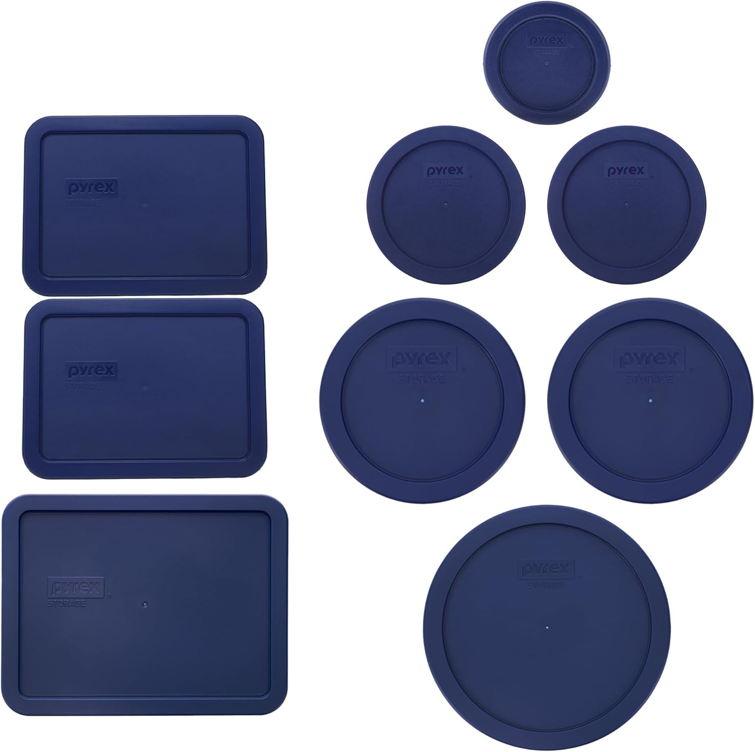 Blue Lids 7202-PC 7200-PC 7201-PC 7402-PC 7210-PC 7211-PC 9-Pack Made in USA