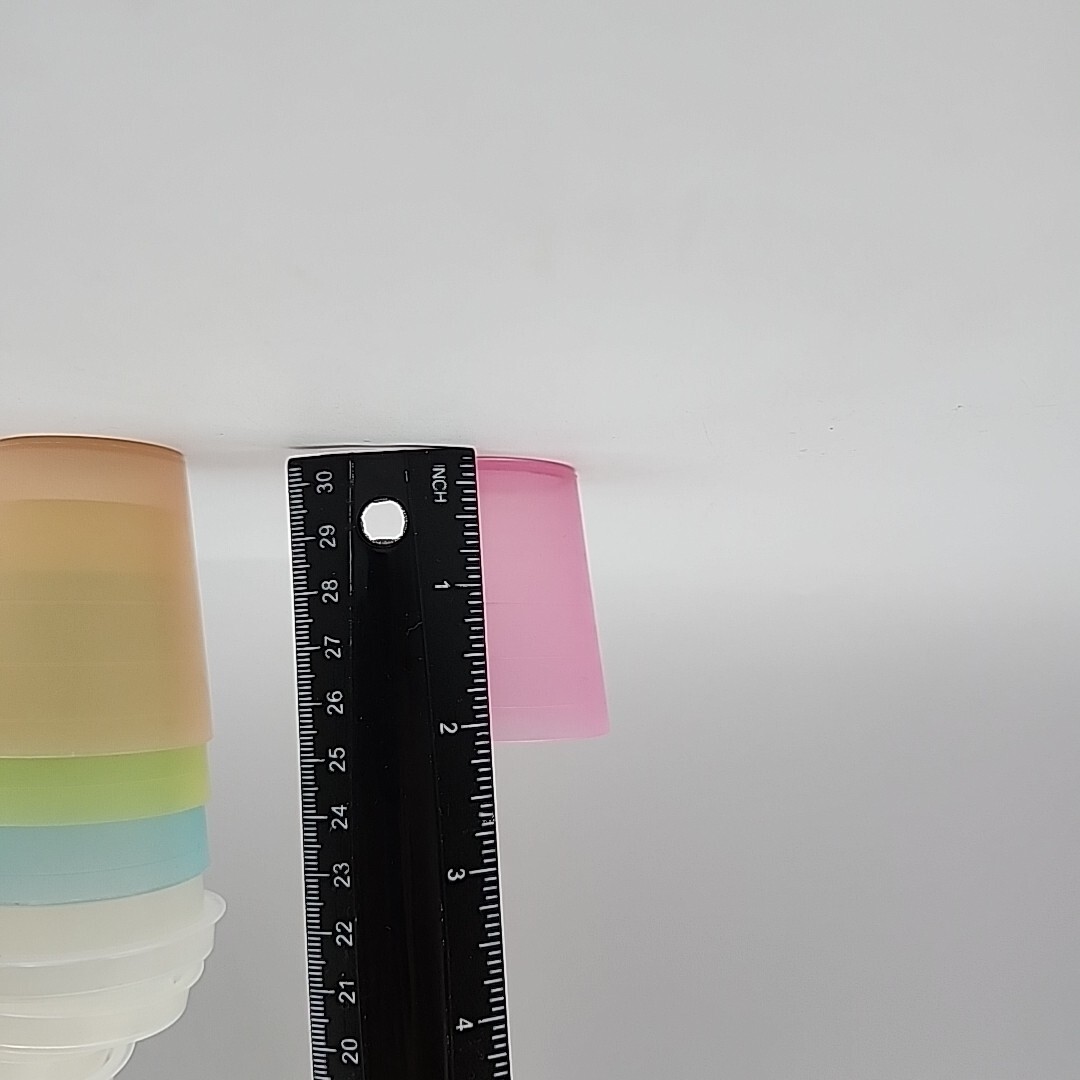5 Vintage Tupperware Pastel Color Condiments Containers with 4 Lids #101