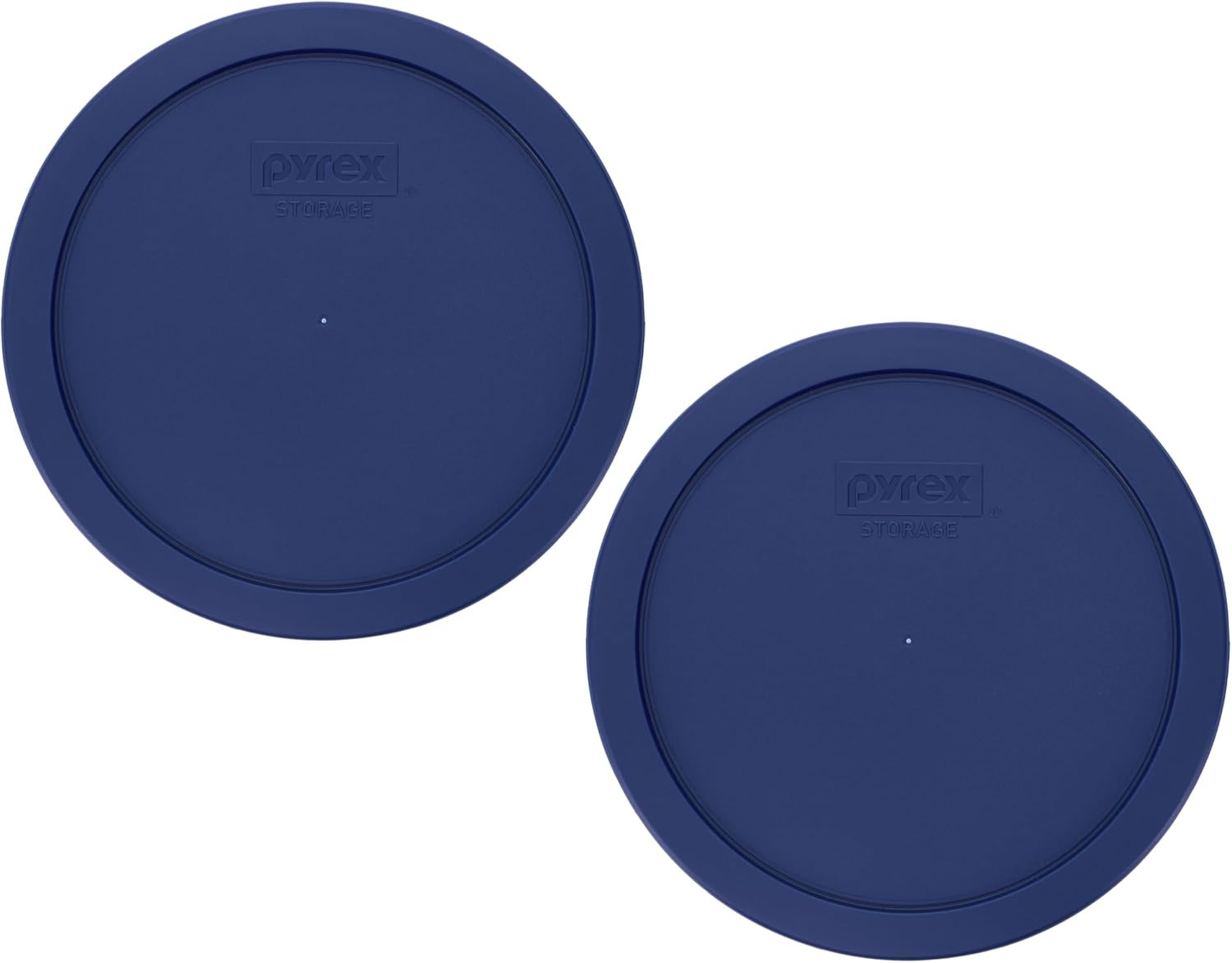 7402-PC 6 & 7-Cup Blue Food Storage Replacement Lid 2-Pack Made in USA