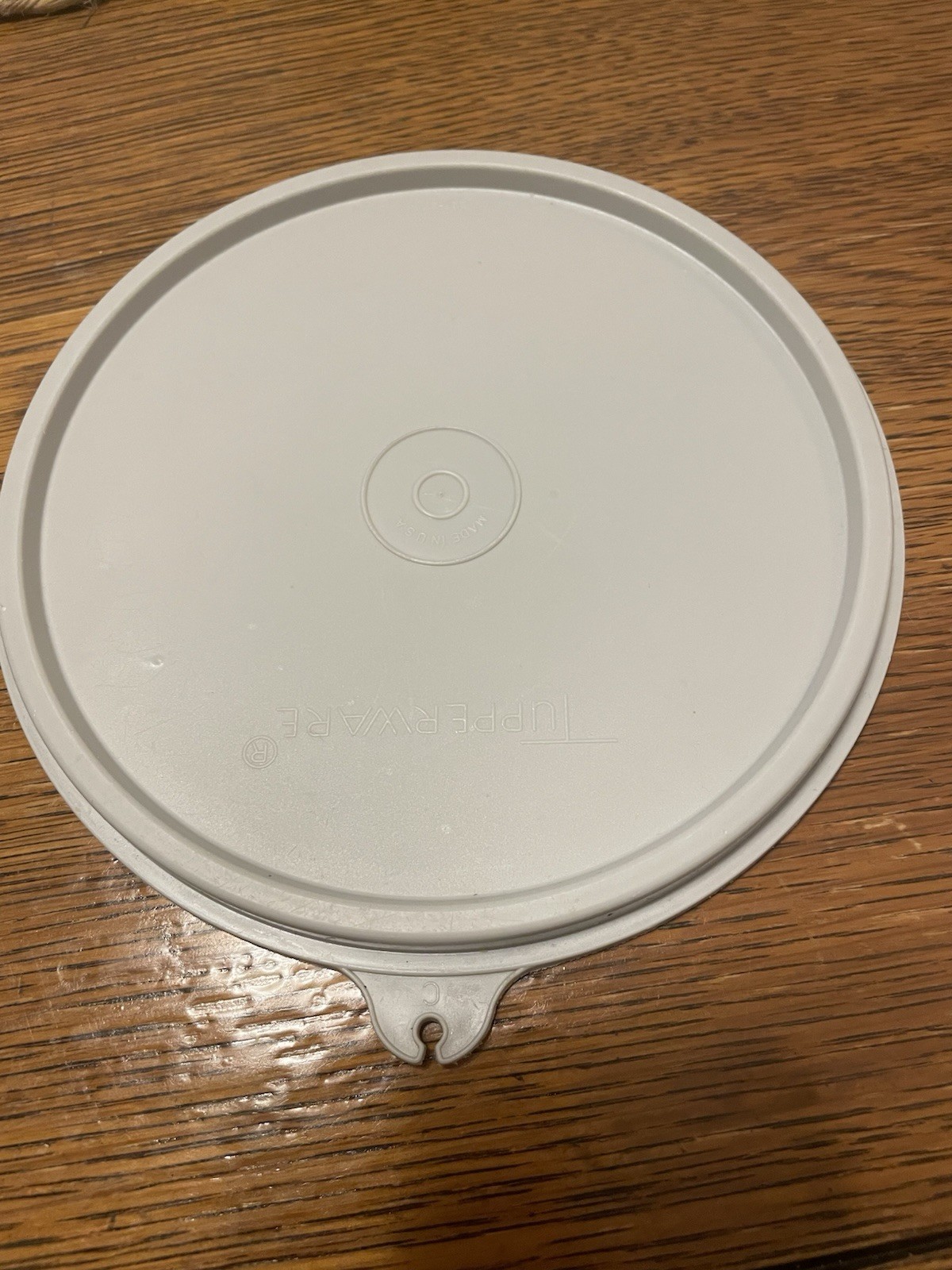 Tupperware Replacement Lid Round Gray 6.5″ #227-27