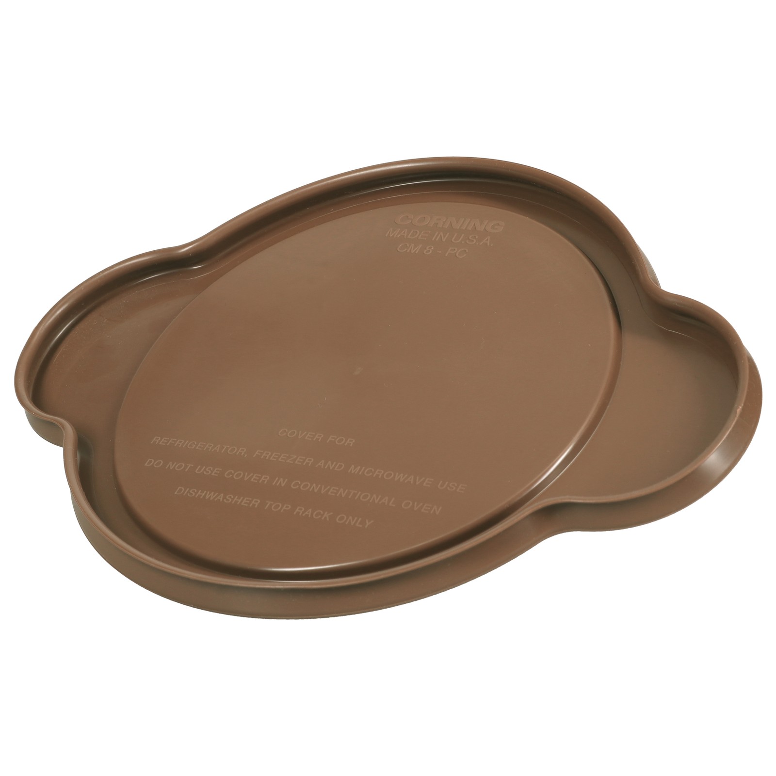 Visions CM8-PC 1 Quart Versa Pot Brown Replacement Lid Cover