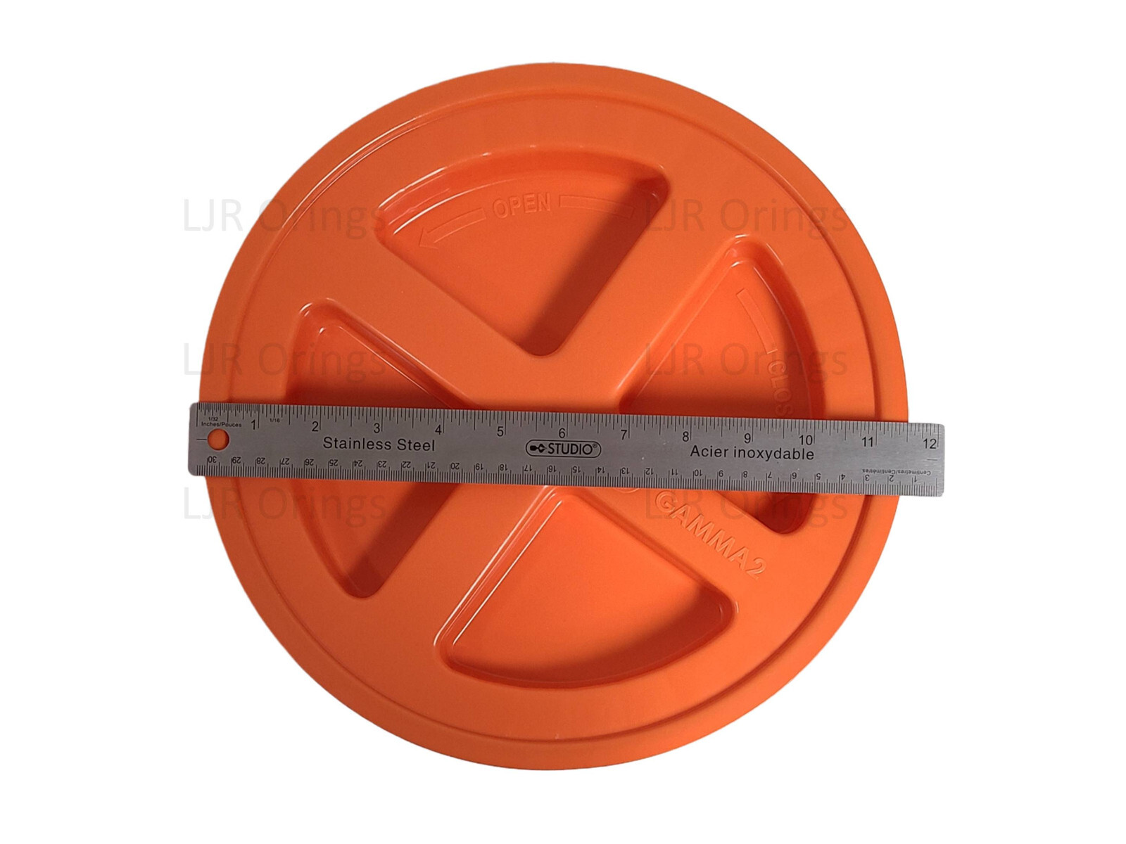 Gamma2 12 Inch Gamma Lid Compatible Seal Oring X2 for 3.5 to 7 Gallon Buckets